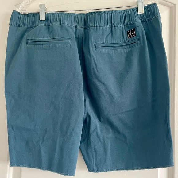 LIRX Men’s Blue Elastic/Tie Waist Pull On Cotton Shorts-Size XL - Picture 2 of 6